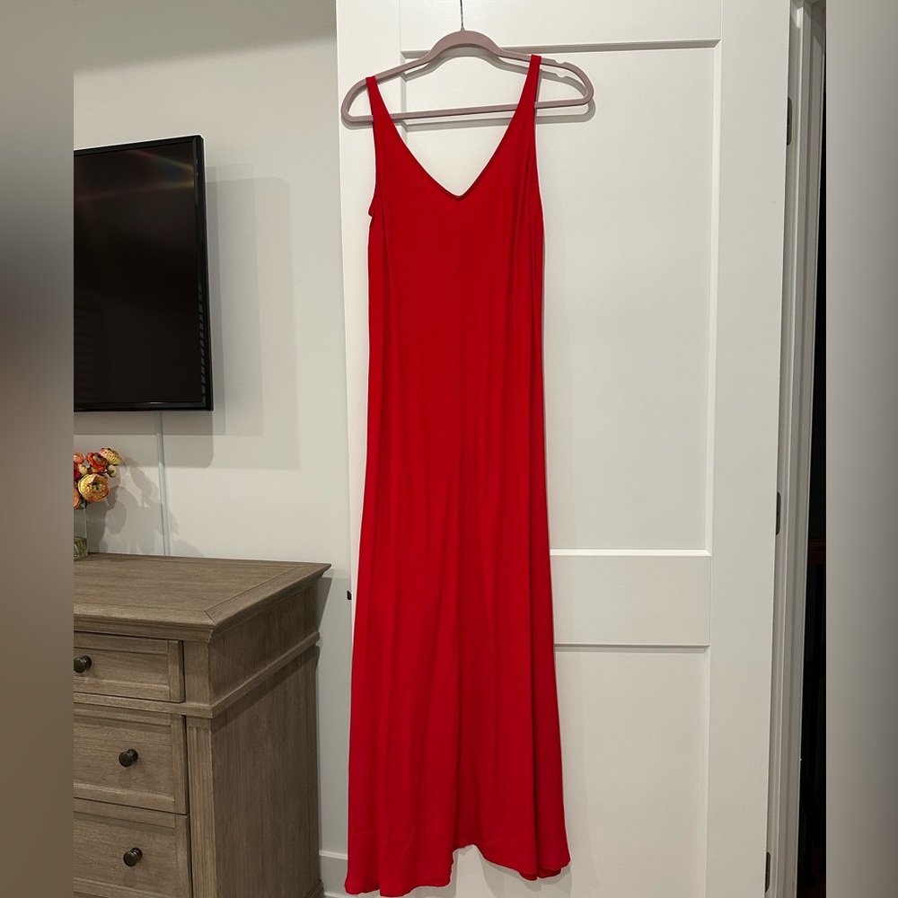 *NWOT* STAUD Red Maxi Dress SMALL